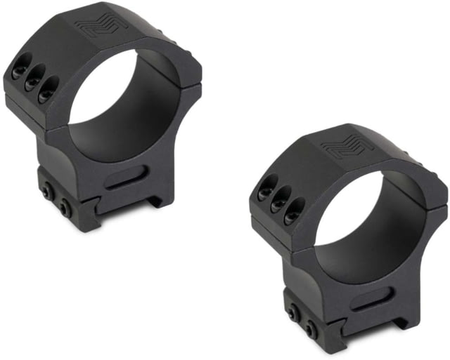 Monstrum 34mm Precision Picatinny V2 Scope Rings 1 in Black - Monstrum