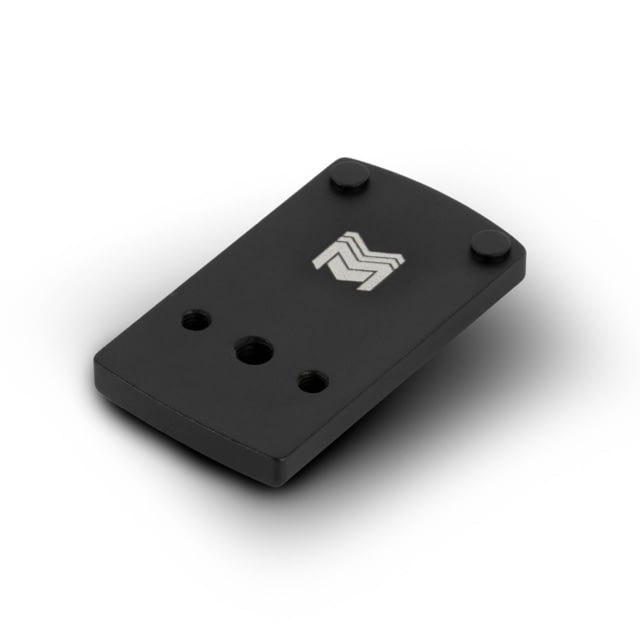 Monstrum Dovetail Red Dot Mounting Plate for Glock Pistols for Non-MOS Version Glock 17 19 20 21 22 23 34 35 40 41 45 47 RMSc Black - Monstrum