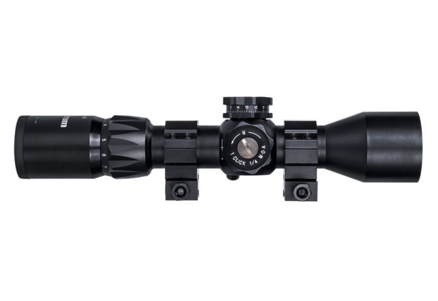 Monstrum G1  Rifle Scope 30mm Tube FFP Illuminated Rangefinder Reticle Adjustable Objective Black - Monstrum