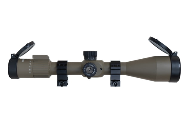 Monstrum G3  w/ Illuminated MOA Reticle and Parallax Adjustment Rifle Scope 30mm Tube First Focal Plane Flat Dark Earth - Monstrum