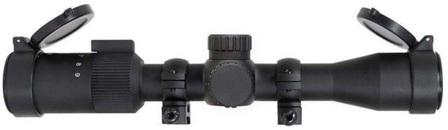 Monstrum Guardian  1in Tube Rifle Scope Second Focal Plane Crosshair Reticle Black - Monstrum