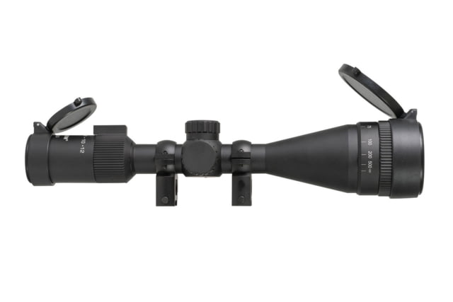 Monstrum Guardian  w/ Parallax Adjustment AO Rifle Scope 1in Tube Second Focal Plane Black - Monstrum