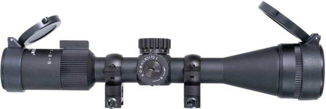 Monstrum Guardian Rifle Scope  1 inch Tube Second Focal Plane Crosshair Reticle Black - Monstrum