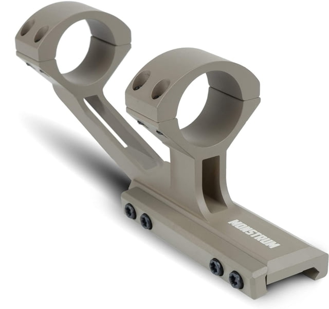 Monstrum H-Series V2 Hollow Frame Offset Cantilever Picatinny Scope Mount 30mm Flat Dark Earth - Monstrum