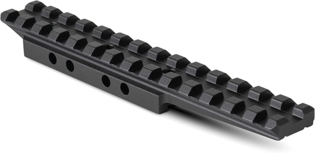 Monstrum Low Profile Dovetail to Picatinny Mount 14 Slot Black - Monstrum