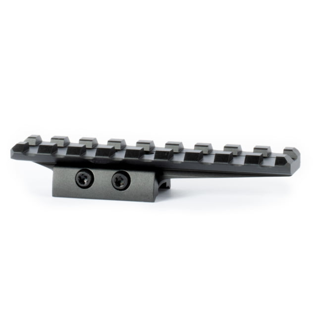 Monstrum Low Profile Dovetail to Picatinny Mount 9 Slot Black - Monstrum