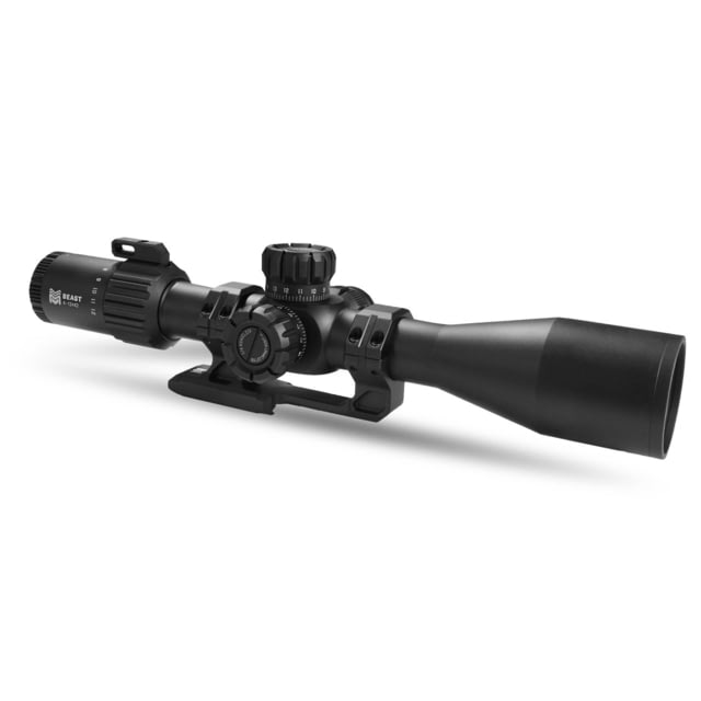 Monstrum Beast  30mm Tube Rifle Scope Second Focal Plane FIB02 Daylight Bright Reticle Black - Monstrum