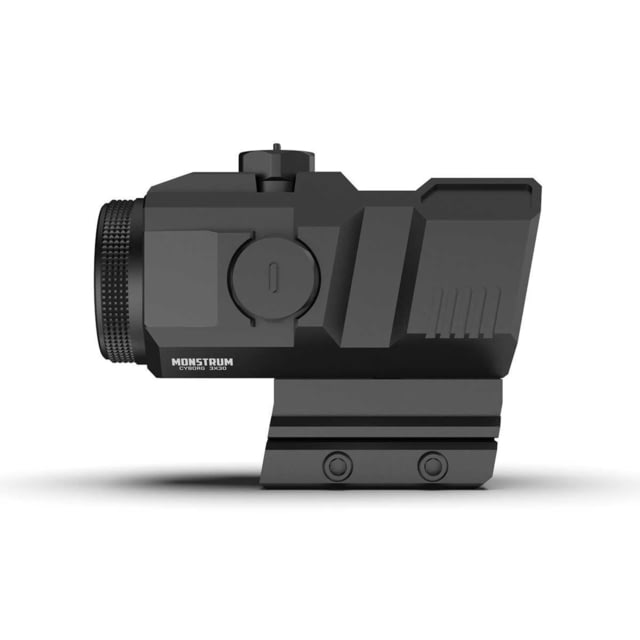 Monstrum Cyborg Prismatic Red Dot Sight w/ Shake Awake 3x24mm DX1 Reticle Black - Monstrum