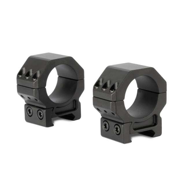 Monstrum Deadlock Series Scope Rings 1in Diameter 0.8in Center Height Pair Black - Monstrum
