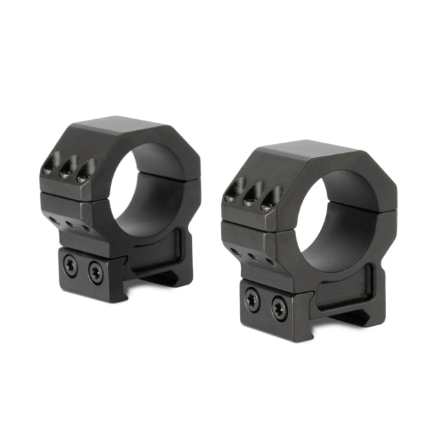 Monstrum Deadlock Series Scope Rings 1in Diameter 1in Center Height Pair Black - Monstrum