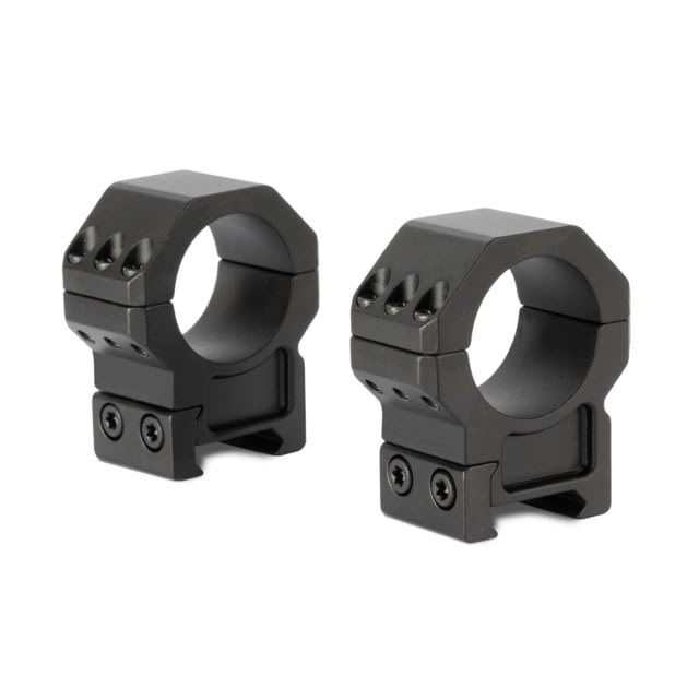 Monstrum Deadlock Series Scope Rings 1in Diameter 1.2in Center Height Pair Black - Monstrum