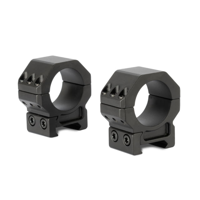 Monstrum Deadlock Series Scope Rings 1 inch Diameter 0.9in Center Height Pair Black - Monstrum