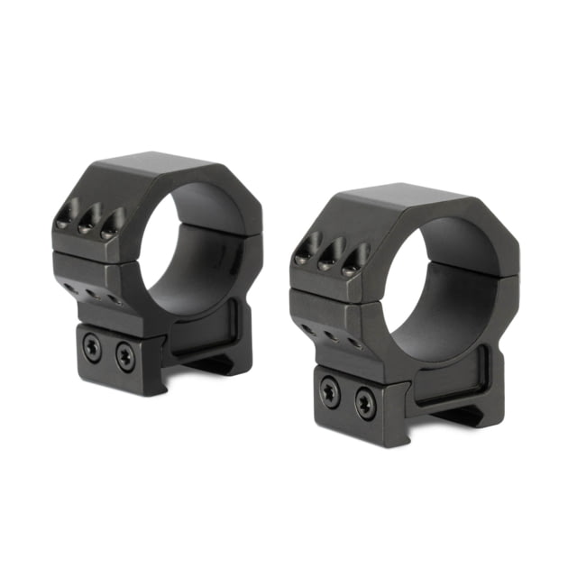 Monstrum Deadlock Series Scope Rings 34mm Diameter 1.26in Center Height Pair Black - Monstrum