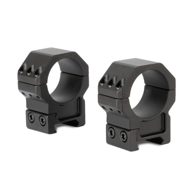 Monstrum Deadlock Series Scope Rings 34mm Diameter 1.45in Center Height Pair Black - Monstrum