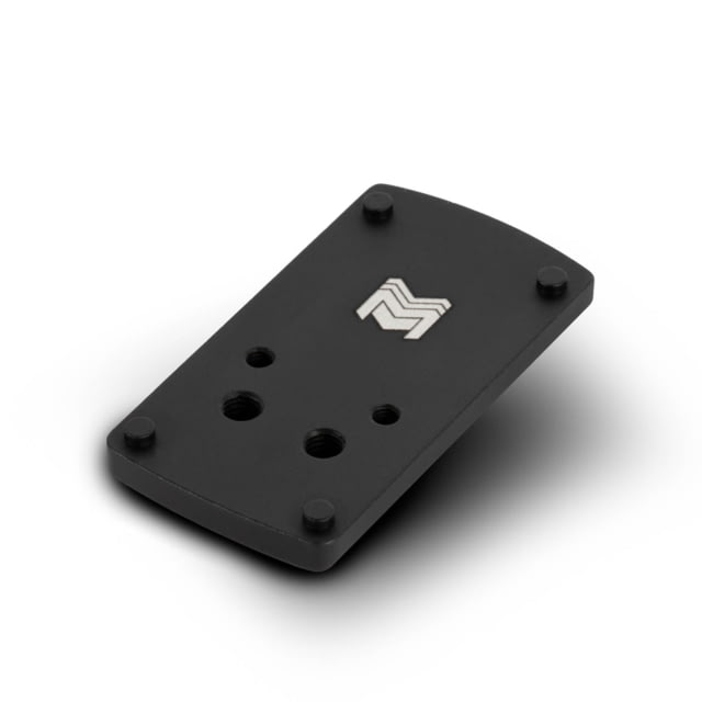 Monstrum Dovetail Red Dot Mounting Plate for Glock Pistols for Non-MOS Version Glocks RMSc Holosun K Black - Monstrum
