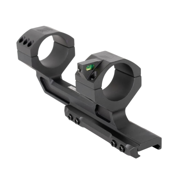Monstrum Next Level Series Offset Scope Mount w/ Integrated Anti-Cant Level Bubble 30 mm Diameter Black - Monstrum