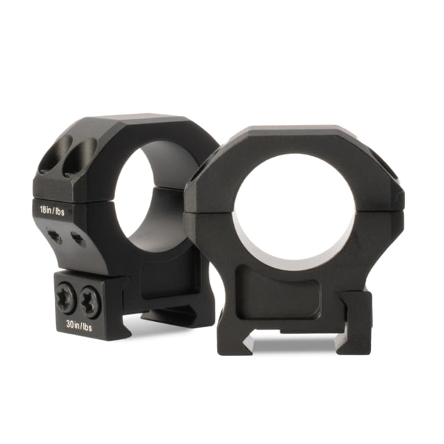 Monstrum Rogue Scope Rings 1 inch Diameter 1.1in Center Height Pair Black - Monstrum