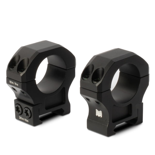 Monstrum Rogue Scope Rings 1in Diameter 1in Center Height Pair Black - Monstrum