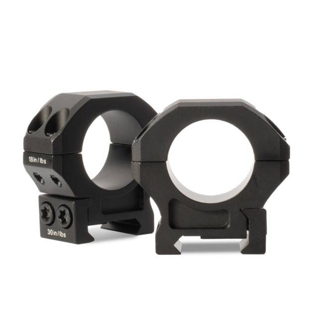Monstrum Rogue Scope Rings 1in Diameter 0.9in Center Height Pair Black - Monstrum