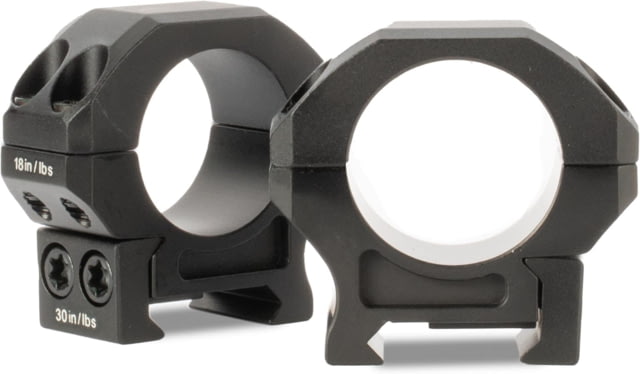 Monstrum Rogue Scope Rings 34mm Diameter 0.95in Center Height Pair Black - Monstrum