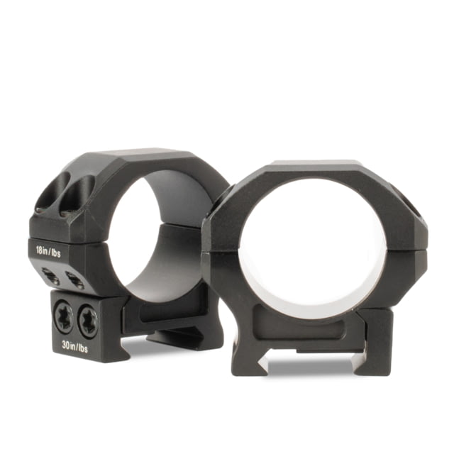 Monstrum Rogue Scope Rings 34mm Diameter 1.1in Center Height Pair Black - Monstrum