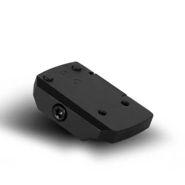 Monstrum Shrapnel Series Micro Red Dot Picatinny Base Mount Compatible with Holosun 407k/507k/RMSc Footprint Black - Monstrum