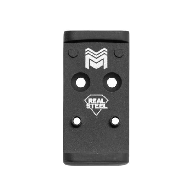 Monstrum Stainless Steel RMSc/K Footprint Mounting Plate for Optics Ready Glock Pistols for Full Sized and Compact Gen 4/ Gen 5 MOS - Monstrum