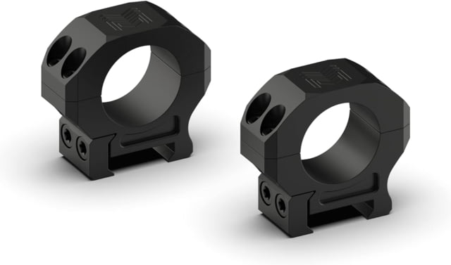 Monstrum Pro Series 7075 Aluminum Scope Rings 1in Low Profile Black - Monstrum
