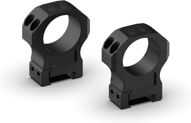 Monstrum Pro Series 7075 Aluminum Scope Rings 30mm High Profile Black - Monstrum