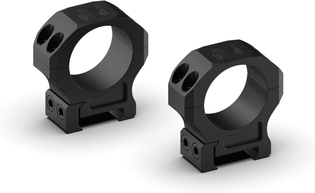 Monstrum Pro Series 7075 Aluminum Scope Rings 30mm Medium Profile Black - Monstrum
