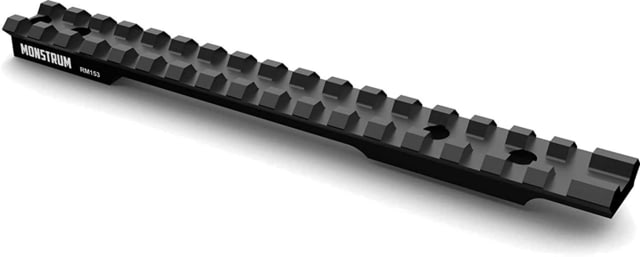 Monstrum Remington 700 Long Action 17-Slot Picatinny Rail 0 MOA Black