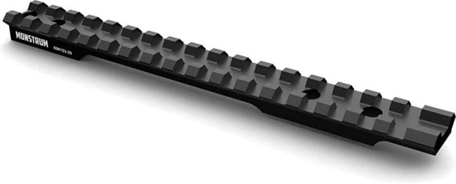 Monstrum Remington 700 Long Action 17-Slot Picatinny Rail 20 MOA Black - Monstrum