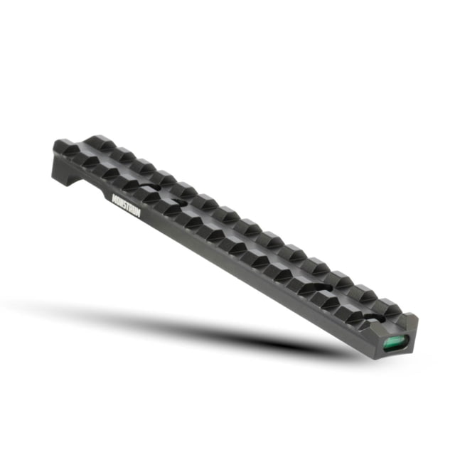 Monstrum Scopes / Optics Ruger 10/22 Extended 14 Slot Picatinny Rail Mount w/ Integrated Level Bubble Black - Monstrum