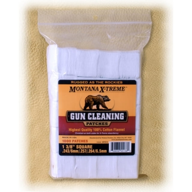 Montana X-Treme Montana X-Treme 1-3/8 Inch Square Patch 1000 ct 7215 - $43.99 at Optics Planet