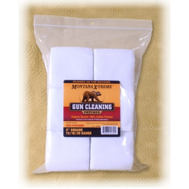 Montana X-Treme 3 Inch Square Patch 500 ct MU