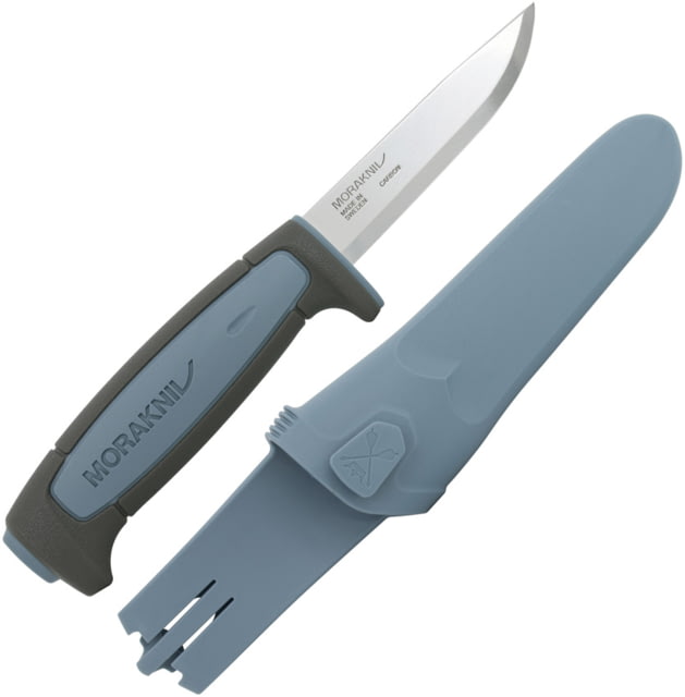 Morakniv Basic 511 / 3.50 in Fixed Blade Knife Blue and gray polypropylene