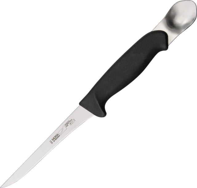 Morakniv Gutting Knife 9152P with Spoon 13.375" overall Black contoured propylene handle - Morakniv