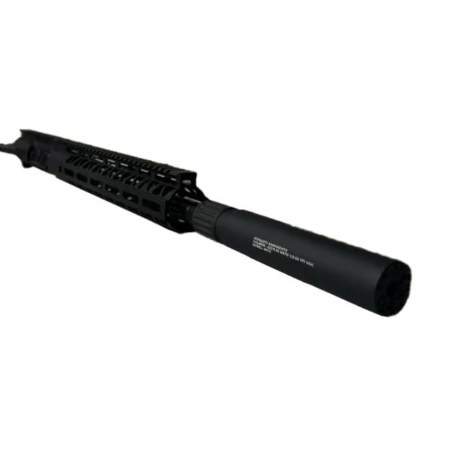 Moriarti AR-15 5.56/.223 13.9in Carbine Upper Assembly w/ Pencil Profile Black 28.15in - Moriarti