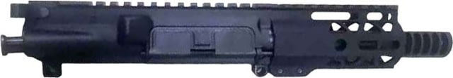 Moriarti Complete Upper Receiver AR-9 9mm 4.5 inch Barrel Straight Profile 1-10 Twist 1/2X36 Thread M-LOK Handguard Multiport Anodized Black Black - Moriarti