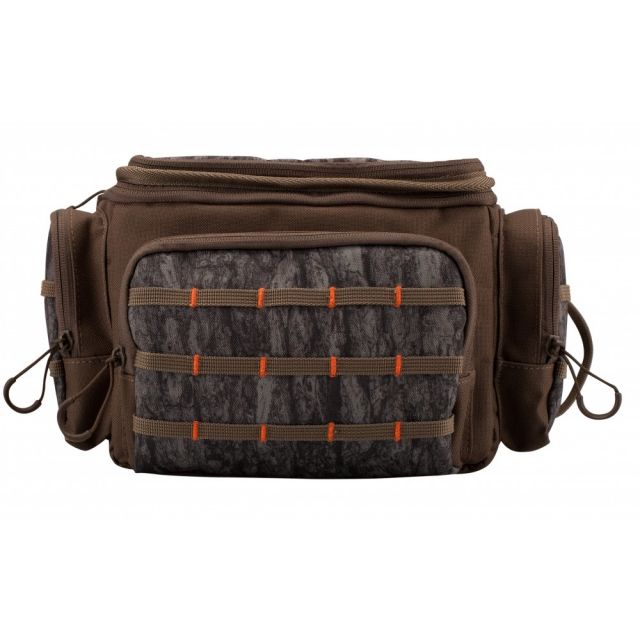 Moultrie Quick Camera Bag w/Panel Holds up to 20 SD Cards Brown/Orange - Moultrie