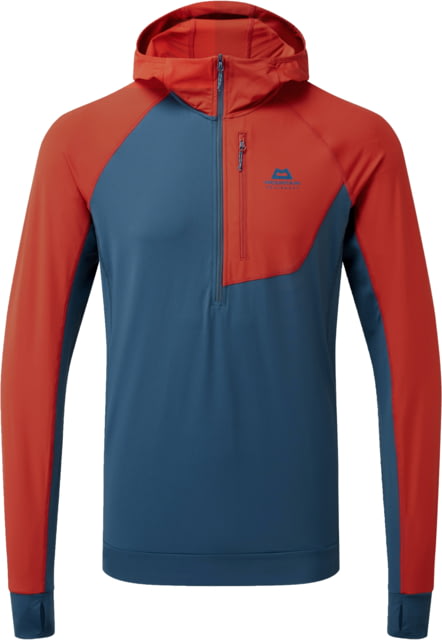 Mountain Equipment Aiguille Hooded Top - Men's Dusk/RedRock 2XL ME-007145 DRR-XXL