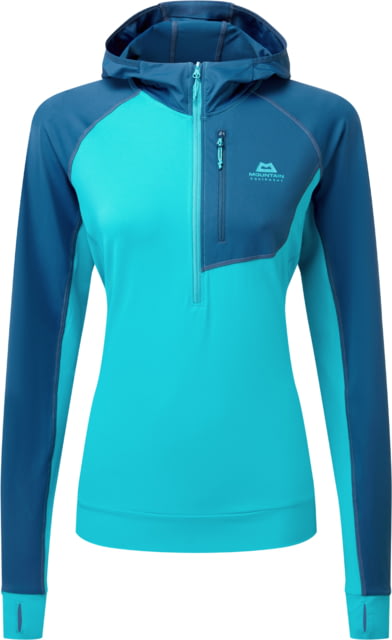 Mountain Equipment Aiguille Hooded Top - Women's Topaz/Majolica 10 ME-007144TM-10