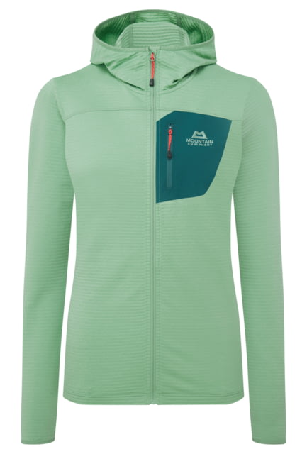 Mountain Equipment Lumiko Hooded Jacket - Women's Lichen Green/D Teal 8