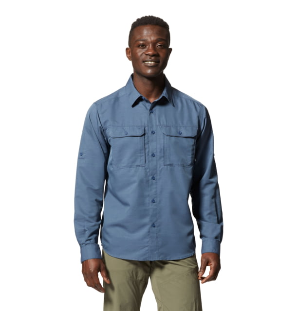 Mountain Hardwear Canyon Long Sleeve Shirt - Men's Zinc XXL