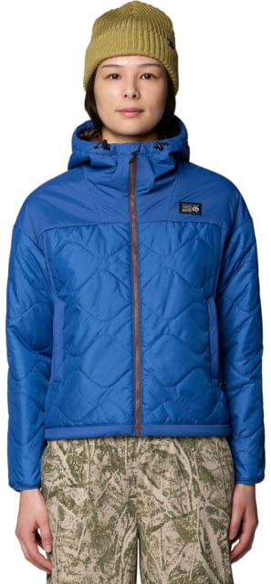 Mountain Hardwear Apres Pro Insulated Hooded Jacket - Women's Berry Blue S