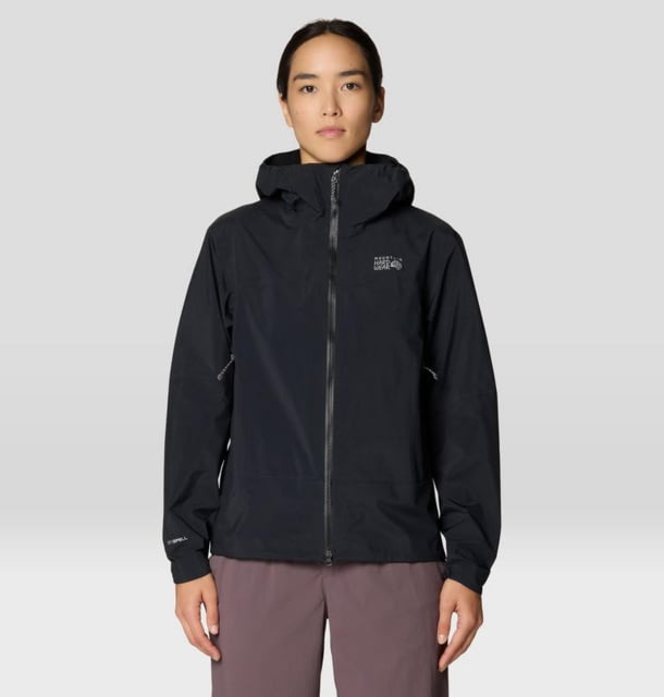 Mountain Hardwear Mountain Hardwear Cloud Cipher Hooded Jacket - Women's Black XL - $310.00 at Optics Planet