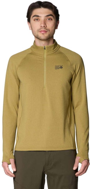 Mountain Hardwear Crater Lake Heavyweight Half Zip Top - Men's Grassland XL