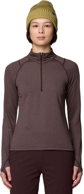 Mountain Hardwear Crater Lake Heavyweight Half Zip - Women's Deep Mulberry Carob S