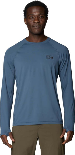 Mountain Hardwear Crater Lake Long Sleeve Tops - Men's Astral Blue L
