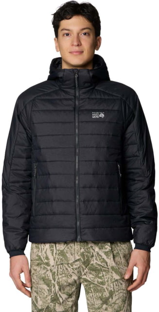 Mountain Hardwear Free Element Hooded Jacket - Men's Black L